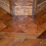 Reclaimed White Oak End Grain Brick Flooring